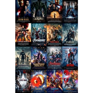 รวมหนัง DVD Marvel 24 แผ่น ถึงล่าสุด Black Widow (เสียง ไทย/อังกฤษ ซับ ไทย/อังกฤษ) DVD