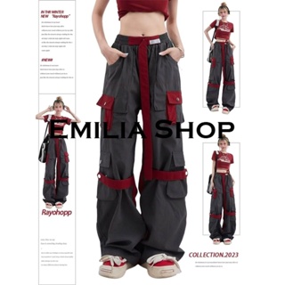 EMILIA SHOP  กางเกงขายาว กางเกงขายาวผู้หญิง สไตล์เกาหลี  สวย สบาย ทันสมัย High quality A20M0AE 36Z230909