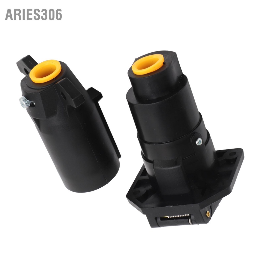 aries306-7-pin-round-trailer-connector-ชายหญิงสายไฟอะแดปเตอร์ปลั๊ก-way-plug-splice-kit-สำหรับ-rv-semitrailers