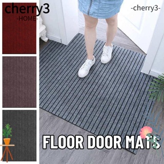 Cherry3 พรมเช็ดเท้า แบบยาง ทนทาน ซักทําความสะอาดได้ สําหรับประตูทางเข้า