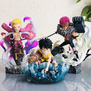 โมเดลฟิกเกอร์ One Piece GK Figure G5 Mingge Card Two ของเล่นสําหรับเด็ก