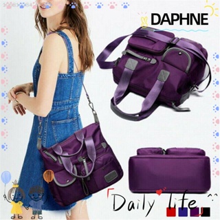 Daphne กระเป๋าสะพายข้าง ผ้าไนล่อน ความจุขนาดใหญ่ แบบพกพา