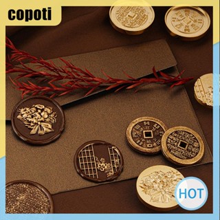 Copoti หัวแสตมป์ซีลซองจดหมายเชิญ แบบกําหนดเอง DIY สําหรับบ้าน งานแต่งงาน