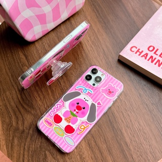 เคสโทรศัพท์มือถือ ป้องกันกระแทก แบบสองด้าน สีชมพู สําหรับ Apple IPhone 14 13 12 11 Pro Max