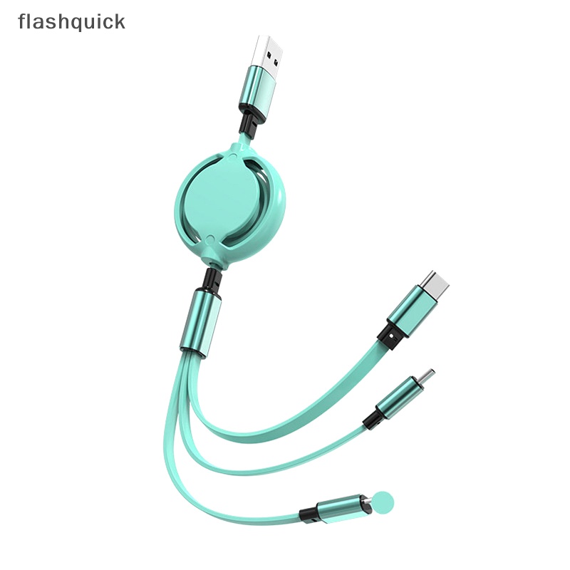 flashquick-3-in-1-สายชาร์จ-usb-6a-max-ชาร์จเร็ว-สําหรับพอร์ต-type-c-โทรศัพท์มือถือ