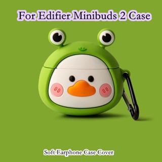 【จัดส่งด่วน】เคสหูฟัง แบบนิ่ม ลายการ์ตูนน่ารัก สําหรับ Edifier Minibuds 2 Edifier Minibuds 2