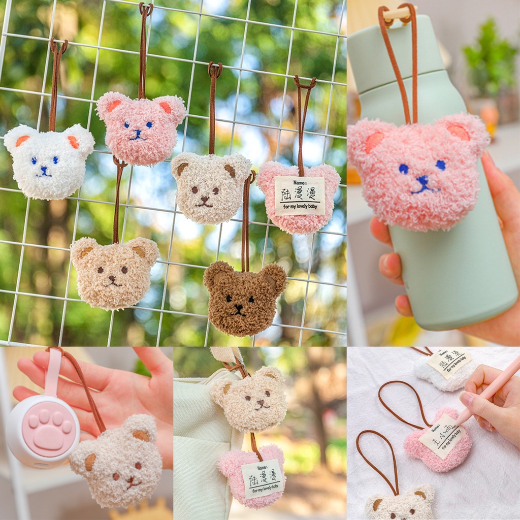 พวงกุญแจตุ๊กตาหมีน่ารัก-จี้การ์ตูน-ป้ายชื่อ-พวงกุญแจ-สําหรับผู้หญิง-เด็กผู้หญิง-รถ-พวงกุญแจ-กระเป๋าถือ-อุปกรณ์เสริม-ของขวัญ