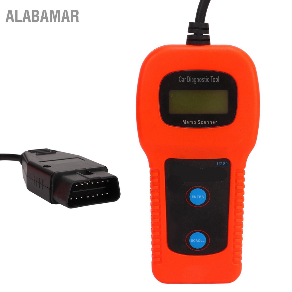 alabamar-u281-obd2-เครื่องอ่านโค้ด-dtc-scan-quick-diagnostic-reset-เครื่องมือตรวจสอบการวินิจฉัยสำหรับรถยนต์