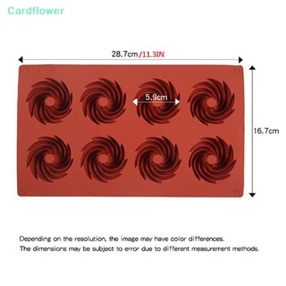 &lt;Cardflower&gt; แม่พิมพ์ซิลิโคน รูปโดนัท 8 ช่อง 59 มม. สําหรับทําเค้ก เยลลี่ มูส ขนมหวาน แฟนซี ลดราคา