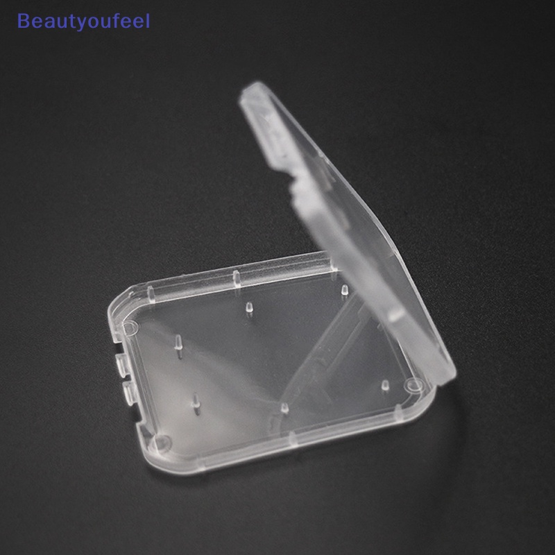 beautyoufeel-กล่องเคสพลาสติกใส-สําหรับใส่เมมโมรี่การ์ด-micro-sd-tf-10-ชิ้น