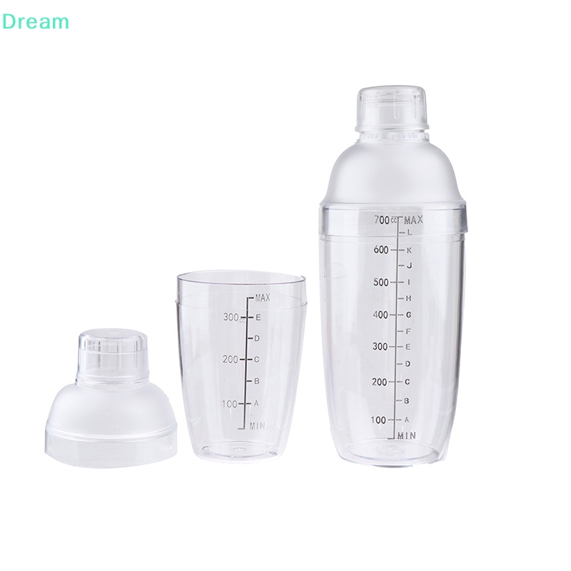 lt-dream-gt-แก้วเขย่าค็อกเทล-พลาสติก-ขนาด-350-มล-530-มล-700-มล