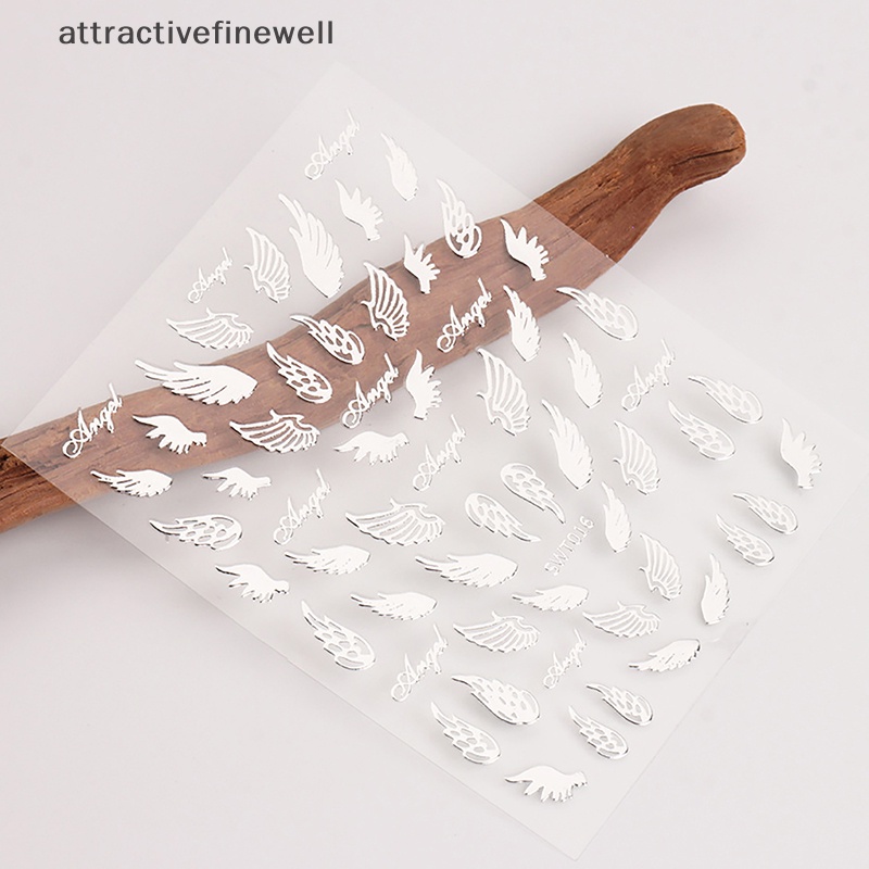 attractivefinewell-สติกเกอร์-ลายดวงอาทิตย์-ดวงจันทร์-ดาว-3d-มีกาวในตัว-สีเงิน-สําหรับติดตกแต่งเล็บ-tiv