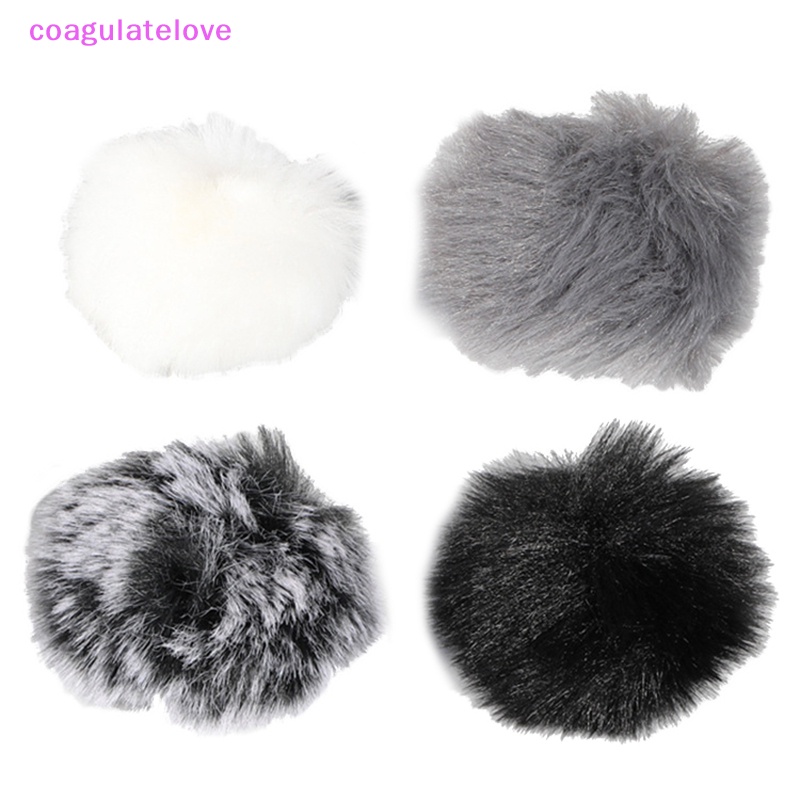 coagulatelove-ผ้าคลุมไมโครโฟน-ขนแกะ-กันลม-1-ซม-สีดํา-ขายดี