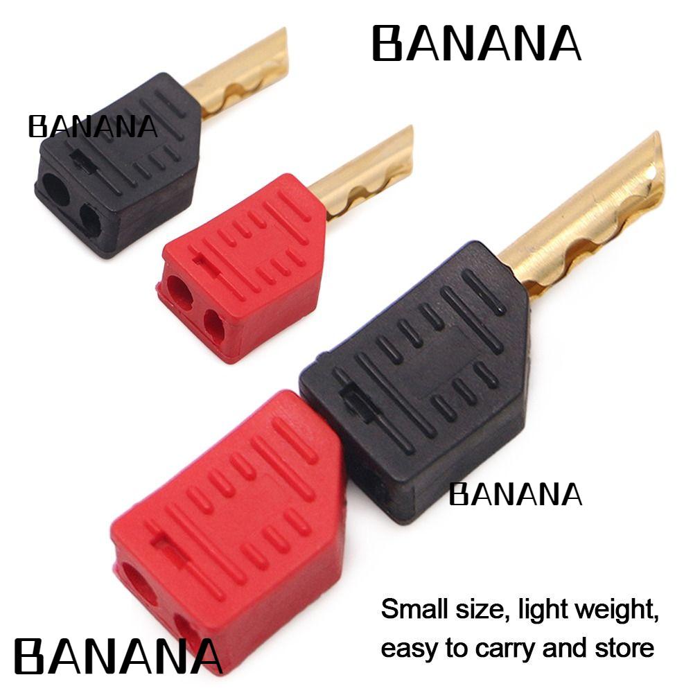 banana1-ปลั๊กกล้วยเชื่อมต่อสายไฟ-แบบกลวง-4-มม-เพื่อความปลอดภัย-สีดํา-สีแดง