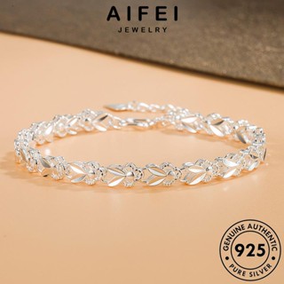 AIFEI JEWELRY แฟชั่น เงิน ผู้หญิง กำไลข้อมือ ผู้หญิง เกาหลี กระต่ายนำโชค 925 เครื่องประดับ เครื่องประดับ แท้ ต้นฉบับ Silver กำไล B235