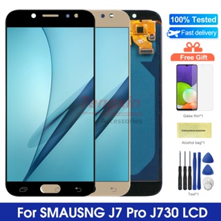หน้าจอแสดงผลดิจิทัล Lcd J730 แบบเปลี่ยน สําหรับ Samsung Galaxy J7 Pro 2017 J730 J730G J730GM