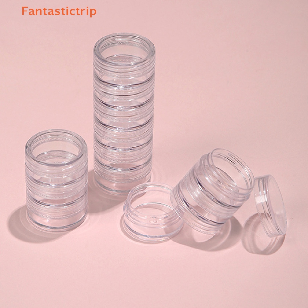 fantastictrip-กล่องพลาสติกใส-ขนาดเล็ก-หลายชั้น-สําหรับใส่เครื่องประดับ
