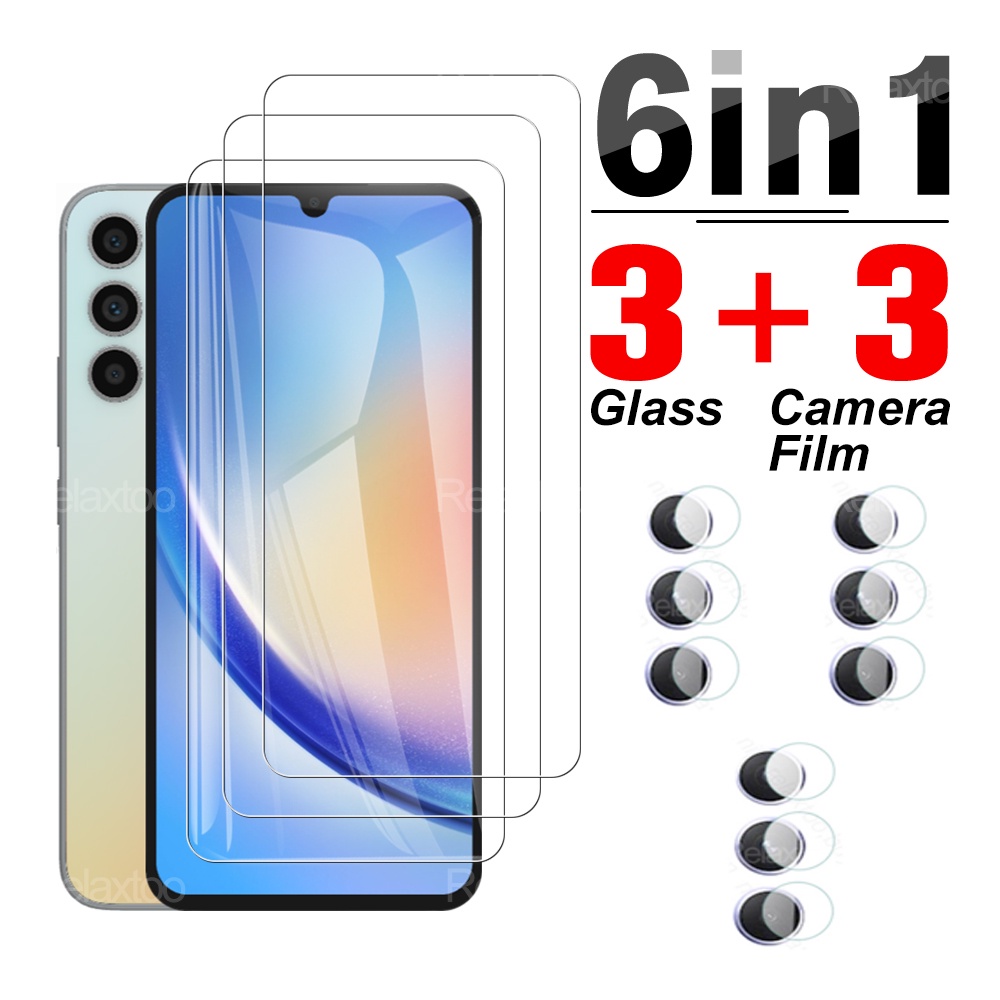 6-in-1-ฟิล์มกระจกนิรภัยกันรอยหน้าจอ-แบบเต็มจอ-สําหรับ-samsung-galaxy-a34-a54-5g-a33-a23-a52-4g-a53-a52s