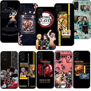 เคสโทรศัพท์มือถือซิลิโคน TPU แบบนิ่ม ลาย AM106 อนิเมะ Demon Slayer Giyuu สําหรับ Realme C55 GT Neo5 SE GT3 10T Narzo N55