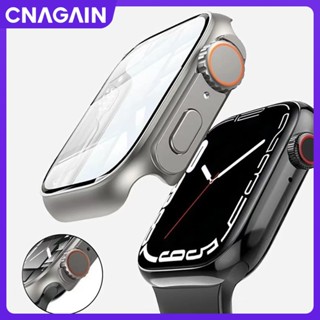 ฟิล์มกันรอยหน้าจอ สําหรับ Apple watch Case series 8 7 6 5 SE อัพเกรดเป็น Apple watch Ultra 49 มม. PC Cover iwatch 40 มม. 44 มม. 45 มม. 41 มม. iwatch smart watch