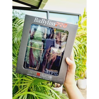 ตัดผมชาย บาร์เบอร์ เครื่องโกนหนวด Babyliss LimitedFX Collection สีดำ งานเซ็ตคู่