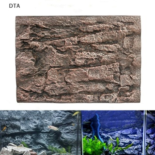 Dta โฟมติดผนัง รูปสัตว์เลื้อยคลาน ปลาหิน 3D สําหรับตู้ปลา