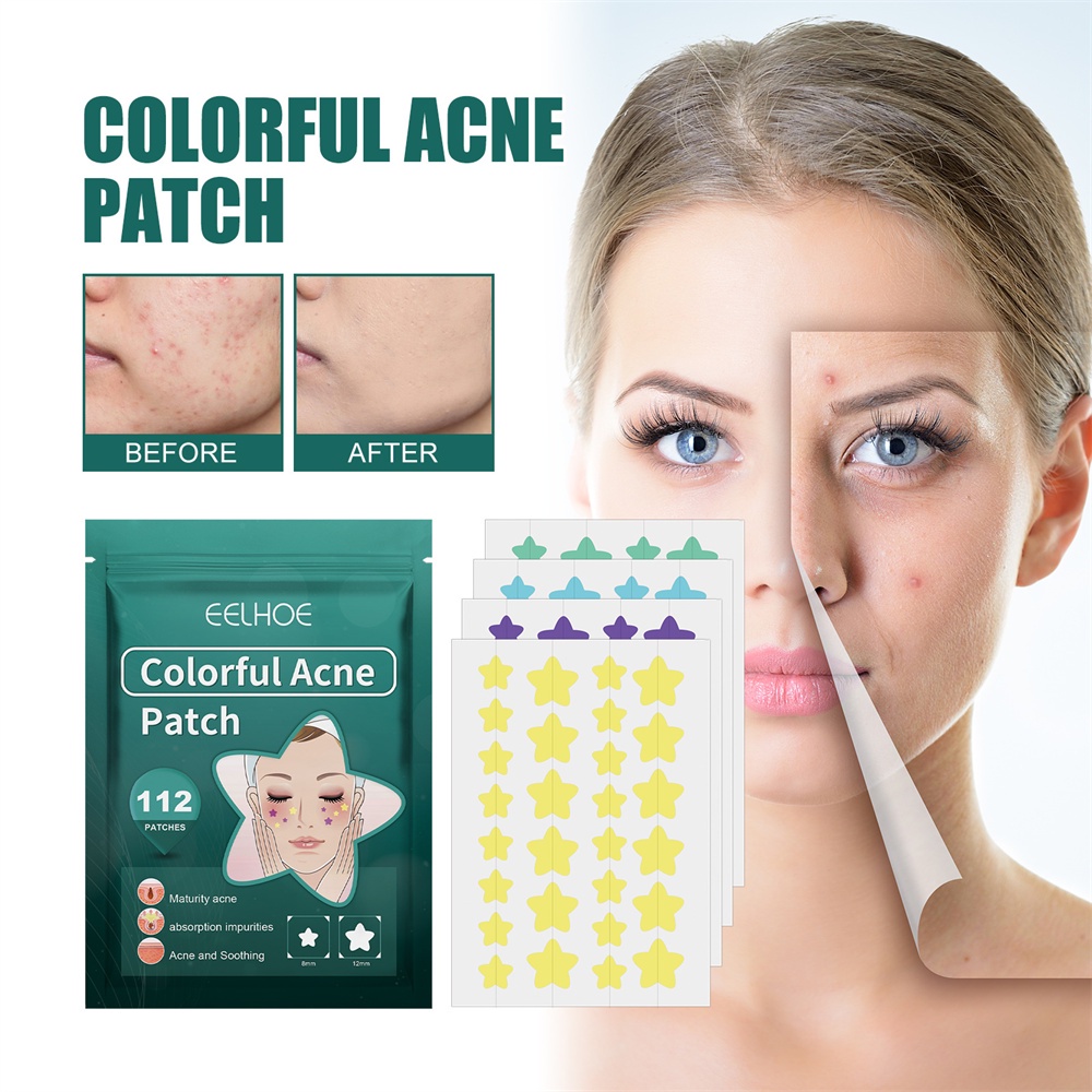eelhoe-112patches-แผ่นแปะสิวกันน้ำ-blemish-treatment-skin-care-acne-repair-oxy-acne-pimple-clear-fit-master-patch-acne-star-pimple-ame1-ame1