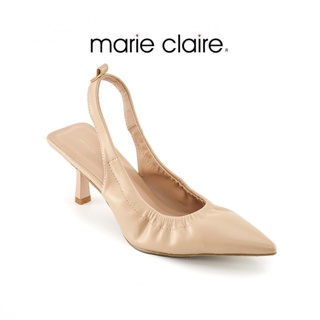 Bata บาจา Marie Claire รองเท้าส้นสูงแบบรัดส้น  สูง 2 นิ้ว สำหรับผู้หญิง รุ่น GWENNET สีม่วงอ่อน 7705351 สีเบจ 7703351