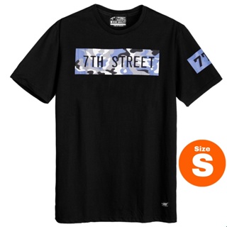 พร้อมส่ง ผ้าฝ้ายบริสุทธิ์ 7th Street เสื้อยืด รุ่น PRG ไซส์ S (รอบ อก 34 นิ้ว) T-shirt