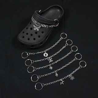 Crocs Jibbitz ชุดโซ่แฟชั่น DIY สําหรับรองเท้า