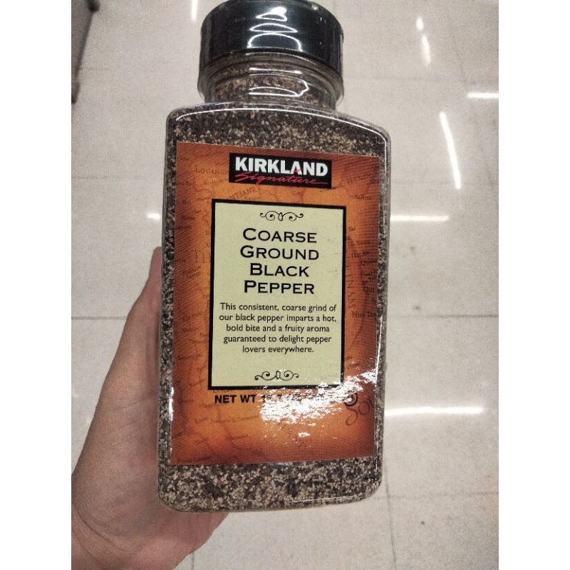 Kirkland Signature Coarse Ground Black Pepper พริกไทยดำบดหยาบ 359 กรัม