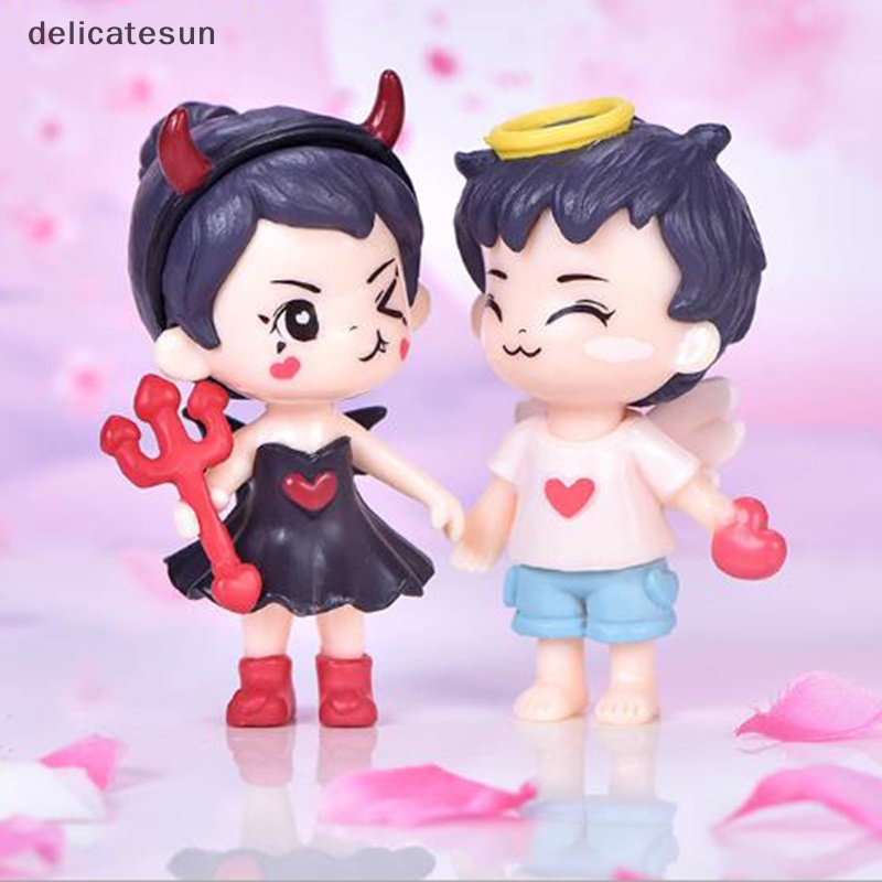 delicatesun-ฟิกเกอร์คู่รักน่ารัก-ขนาดเล็ก-สําหรับตกแต่งบ้าน-สวน-วันวาเลน