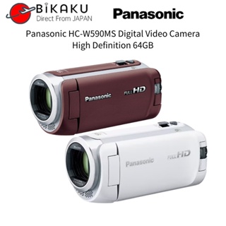 🇯🇵【Direct from Japan】Panasonic HC-V360MS HD camcorder V360MS 16GB High magnification 90x zoom/HC-W590MS-T/HC-W590MS-W
