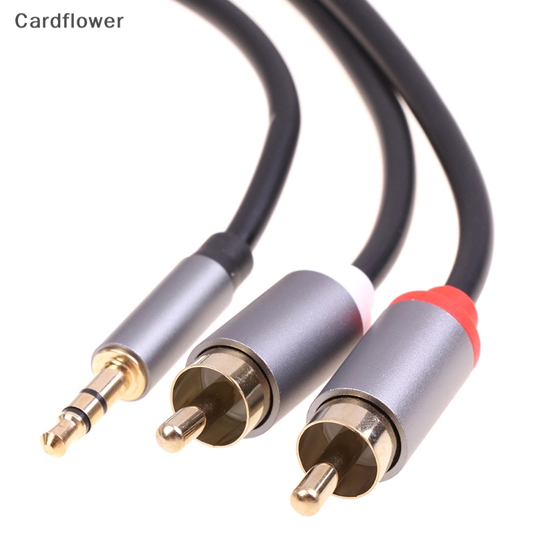 lt-cardflower-gt-สายเคเบิลแจ็คเสียง-aux-2rca-เป็น-3-5-มม-แจ็ค-3-5-มม-เป็น-2rca-ตัวผู้-ลดราคา