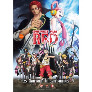 หนังแผ่น DVD One Piece Film Red (2022) วันพีซ ฟิล์ม เรด (เสียง ไทย /ญี่ปุ่น | ซับ ไทย) หนังใหม่ ดีวีดี