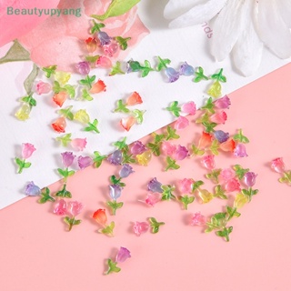 [Beautyupyang] ฟิกเกอร์เรซิ่น รูปดอกทิวลิป เรืองแสง ขนาดเล็ก สําหรับตกแต่งสวนขวด 10 ชิ้น