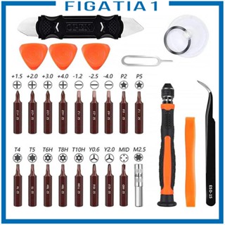 [figatia1] ชุดเครื่องมือไขควง สําหรับซ่อมแซมโทรศัพท์มือถือ 26 ชิ้น