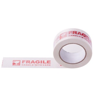 เทปกาว 2 นิ้ว ระวังแตก Fragile Tape ขนาด 100 หลาเต็ม