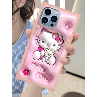 เคสโทรศัพท์มือถือ ทรงสี่เหลี่ยม กันกระแทก ลายการ์ตูนน่ารัก แฟชั่นหรูหรา สําหรับ OPPO Reno 8T 8Z 7Z 10 9 8 7 6 5 Pro 6Z 5Z 5F 4Z 4F 4 Pro 4G 5G Reno 3 2 Z 2F 2Z 2 Z