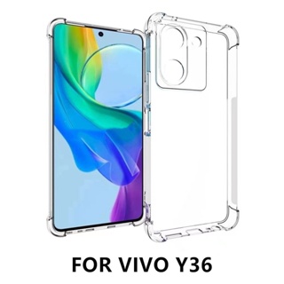 Case Vivo Y36 4G เคสมือถือซิลิโคนนิ่ม เคสกันกระแทก เคสใส เคสโทรศัพท์ เคสนิ่ม Shockproof  TPU ส่งจากไทย เคสมือถือ