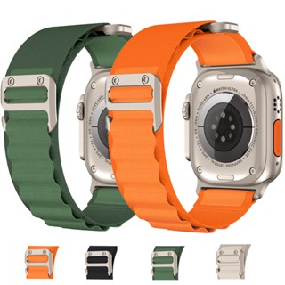 สายนาฬิกาข้อมือไนล่อน สําหรับ apple watch Band 49 มม. 45 มม. 41 มม. 44 มม. 40 มม. iwatch series 3 5 SE 6 7 8 2 1 Ultra Band