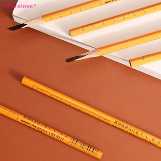 Purelove&gt; ดินสอเขียนคิ้ว เครื่องสําอาง สีดํา 1 ชิ้น