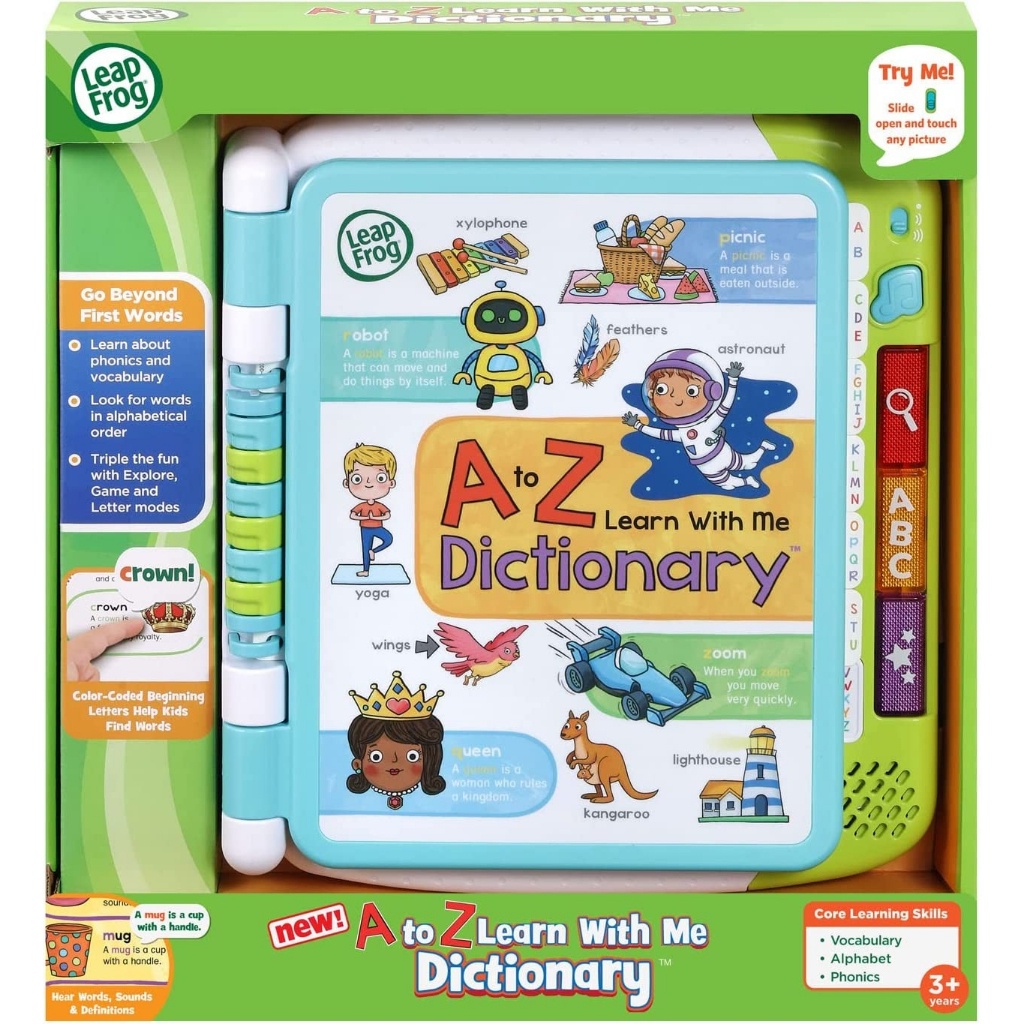 พร้อมส่ง-หนังสือกิจกรรมก่อนวัยเรียน-leapfrog-a-z-learn-with-me-dictionary-ของแท้