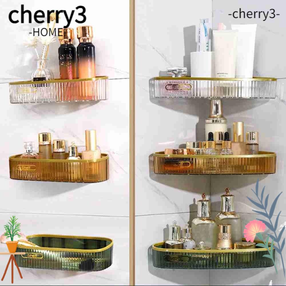 cherry3-ชั้นวางของในห้องน้ํา-ชั้นวางเครื่องสําอาง-ติดผนัง-อุปกรณ์ห้องน้ํา-ชั้นวางของ-ชั้นวางแชมพู