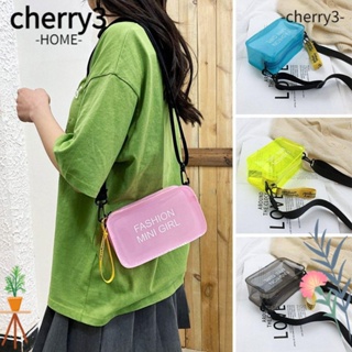 CHERRY3 กระเป๋าสะพายไหล่ ทรงโท้ท ขนาดเล็ก สีแคนดี้ สําหรับผู้หญิง