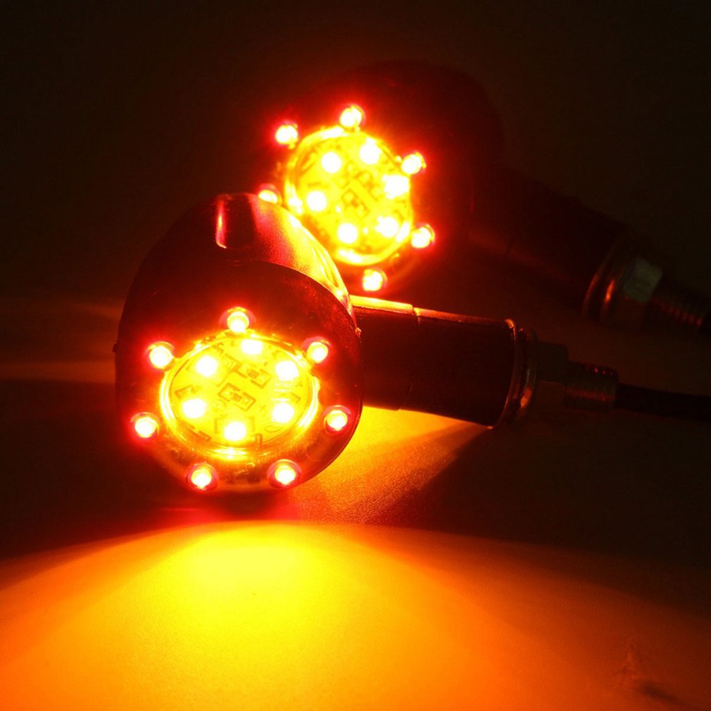 หลอดไฟเลี้ยว-12v-13-led-สว่างมาก-สําหรับรถจักรยานยนต์-2-ชิ้น