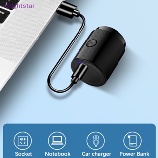 Brightstar มีดโกนไฟฟ้า ขนาดเล็ก แบบพกพา ชาร์จ USB สําหรับผู้ชาย