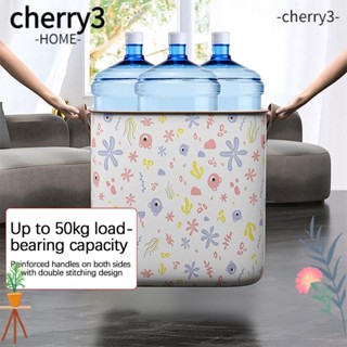 Cherry3 กระเป๋าเก็บเสื้อผ้า ผ้าห่ม ผ้าห่ม แบบพกพา พับได้ ขนาดใหญ่ จุของได้เยอะ ทนทาน สําหรับบ้าน