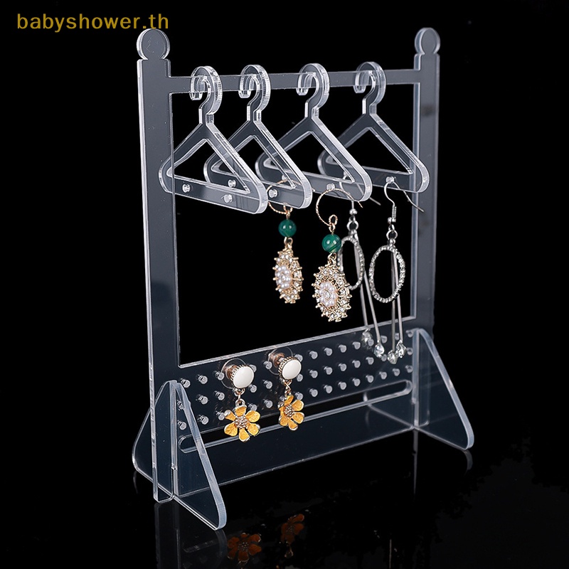 shower-ชั้นวางเครื่องประดับ-ต่างหู-แบบตะขอแขวน-สําหรับผู้หญิง