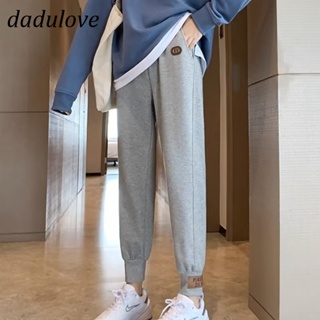 DaDulove💕 New American Ins High Street Thin Casual Pants Niche High Waist Sports Pants Large Size Trousers
